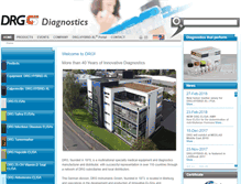 Tablet Screenshot of drg-diagnostics.de